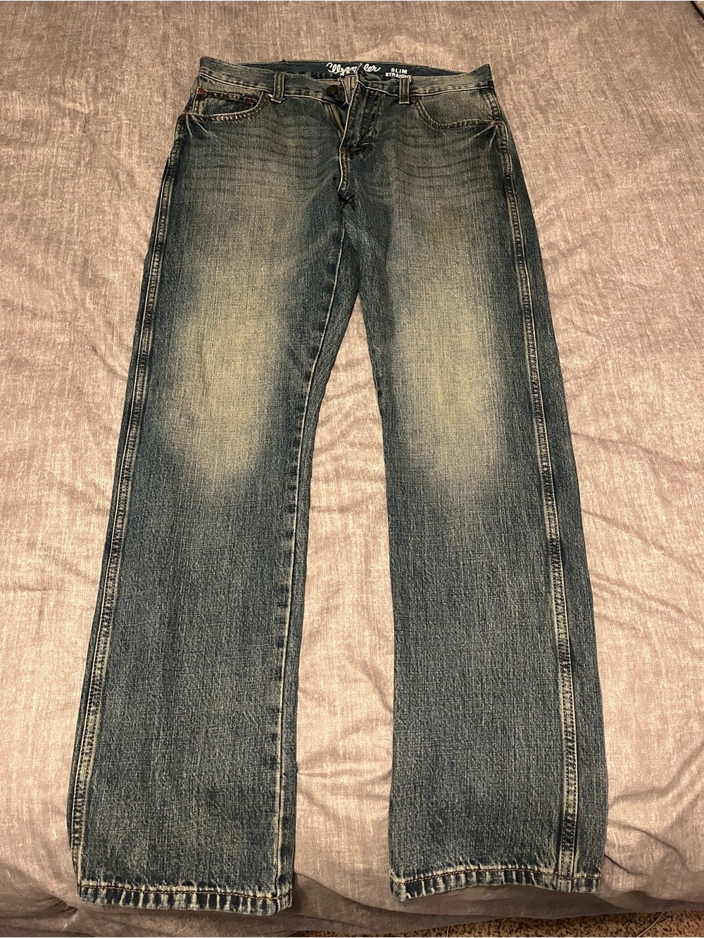 Wrangler Men's Slim Straight Jeans 32x34